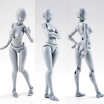 Maniquí de dibujo Body Kun y Body Chan