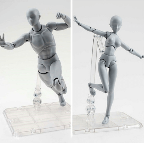 Maniquí de dibujo Body Kun y Body Chan