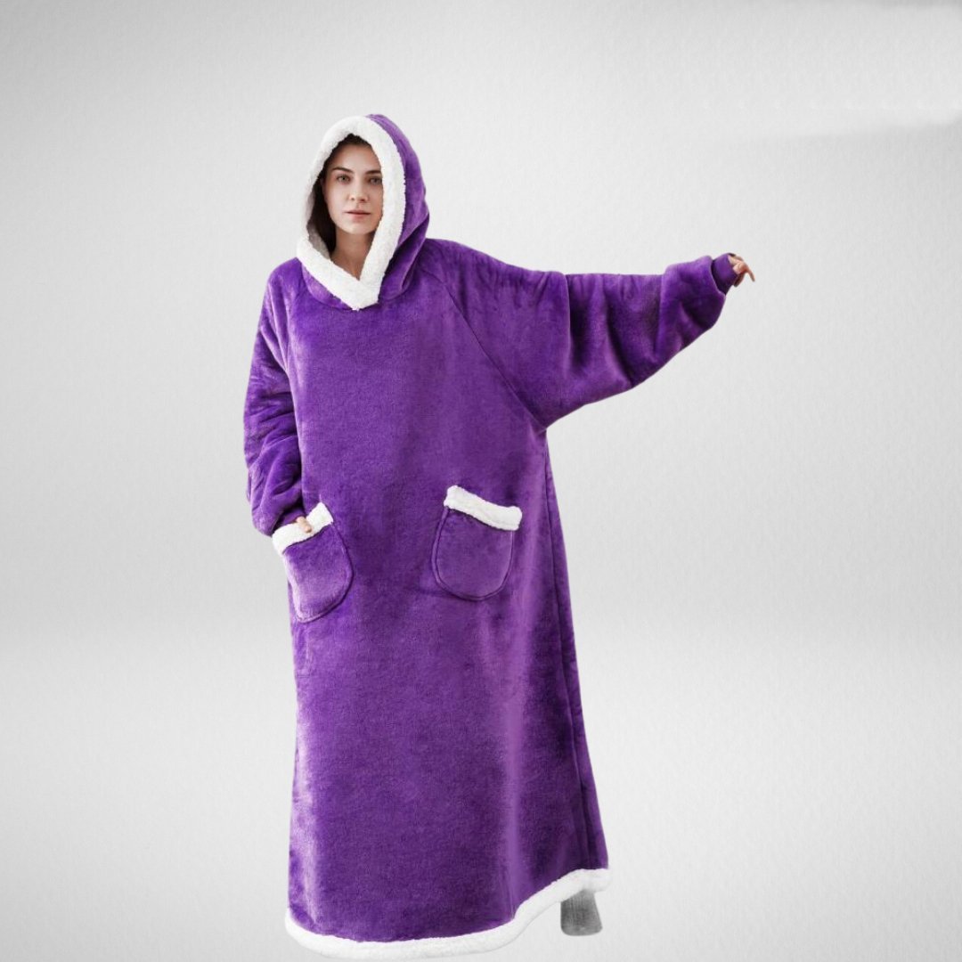 Manta con Capucha Acogedora para Noches Cálidas