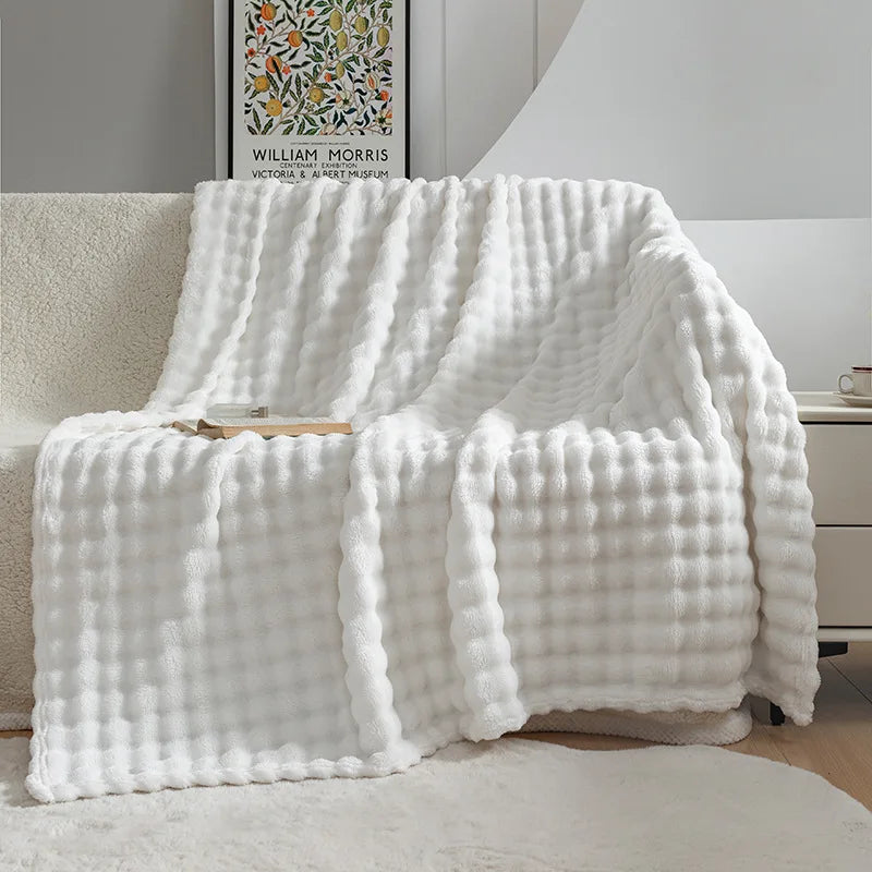 Manta de Franela Extra Suave - PlushBubble
