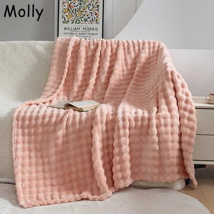 Manta de Franela Extra Suave - PlushBubble