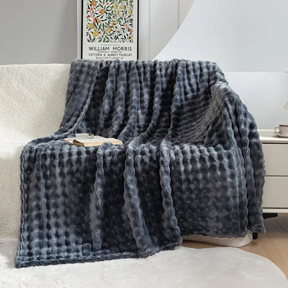 Manta de Franela Extra Suave - PlushBubble