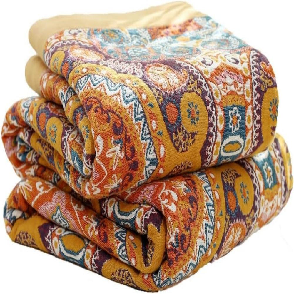 Manta Reversible Boho Amanecer