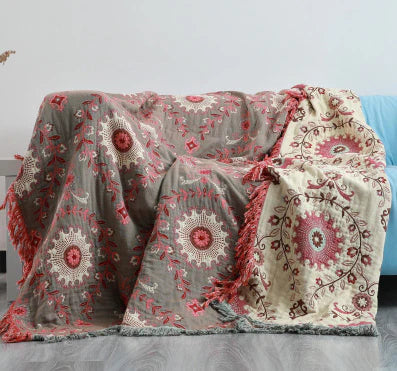 Manta Reversible de Pájaro Escandinavo - NordicNest