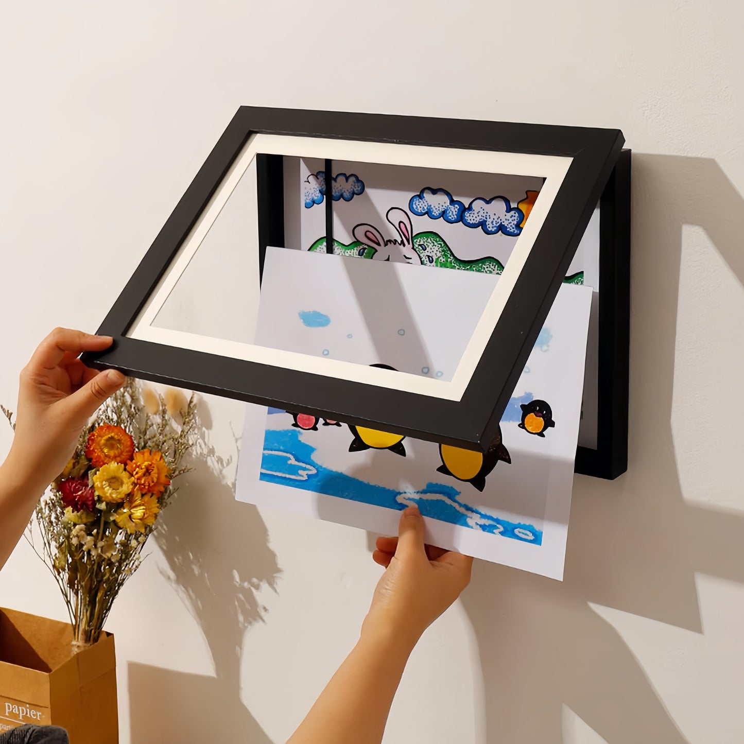 MemoryFrame™ – Marco de Fotos para el Arte Infantil