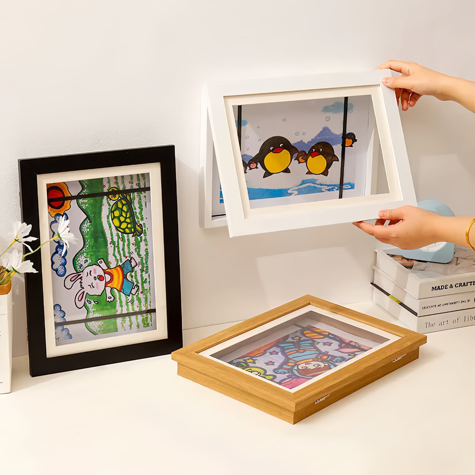 MemoryFrame™ – Marco de Fotos para el Arte Infantil