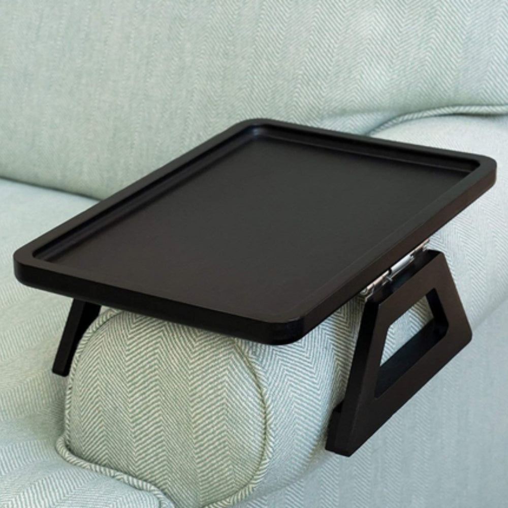 Mesa de bandeja ajustable de bambú con clip