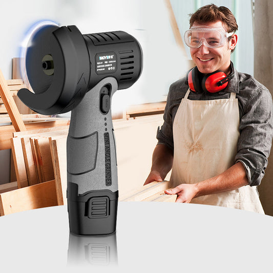 Mini Amoladora Angular de 12V con Disco de Corte – Ideal para Cortes y Pulidos Precisos