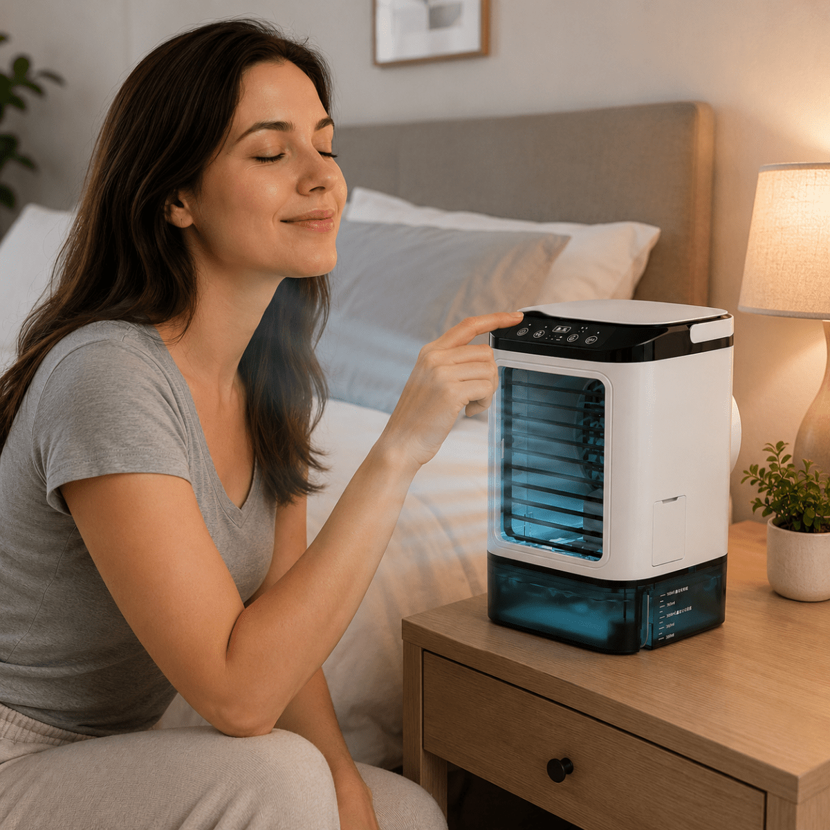 MISTHAVEN – Ventilador Portátil de Enfriamiento con Función de Rocío Refrescante