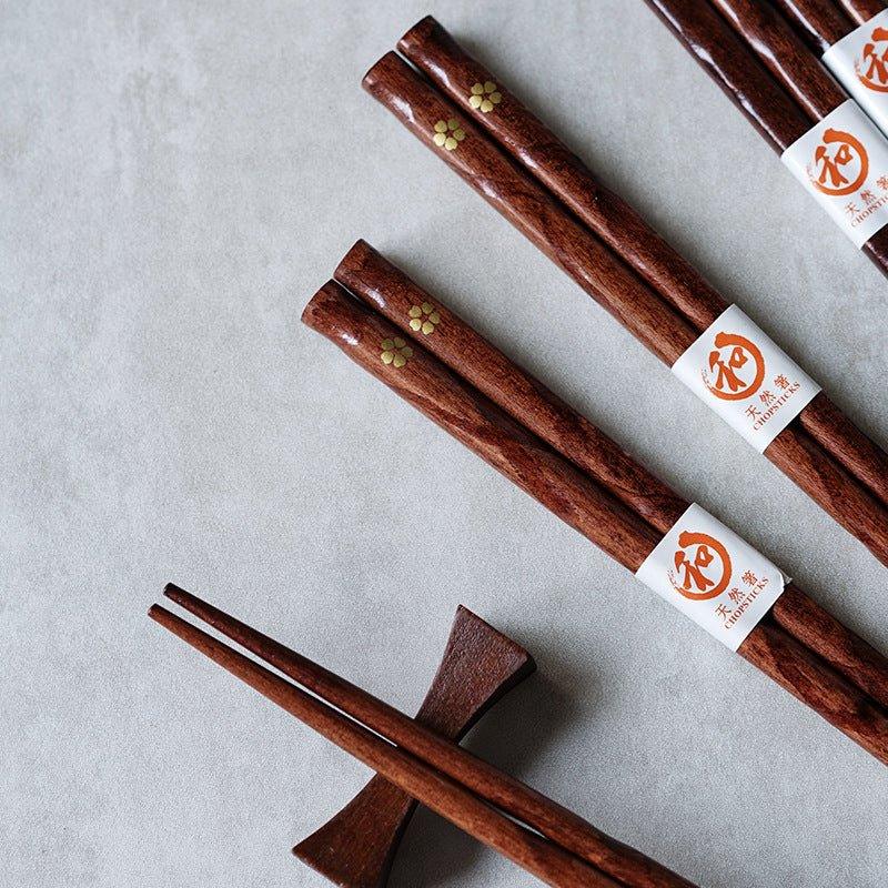 Miyabi | Juego de Palillos de Madera Golden Sakura | VierraSol