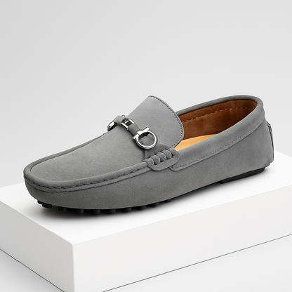 Mocasines con hebilla para hombre con suela flexible