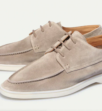 Mocasines de Cuero de Lujo con Cordones para Hombres - Diederik