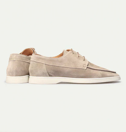 Mocasines de Cuero de Lujo con Cordones para Hombres - Diederik