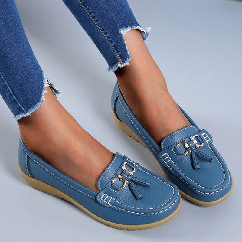 Mocasines ortopédicos de piel