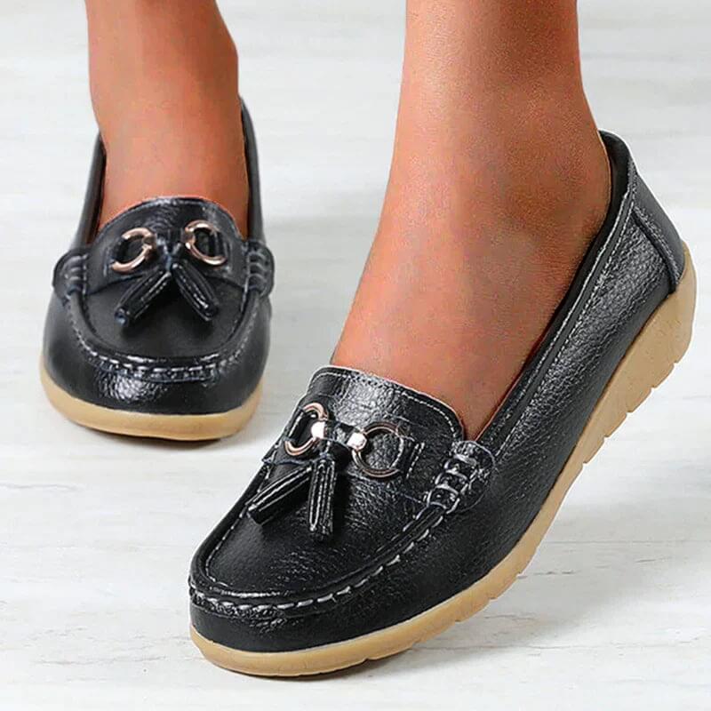 Mocasines ortopédicos de piel