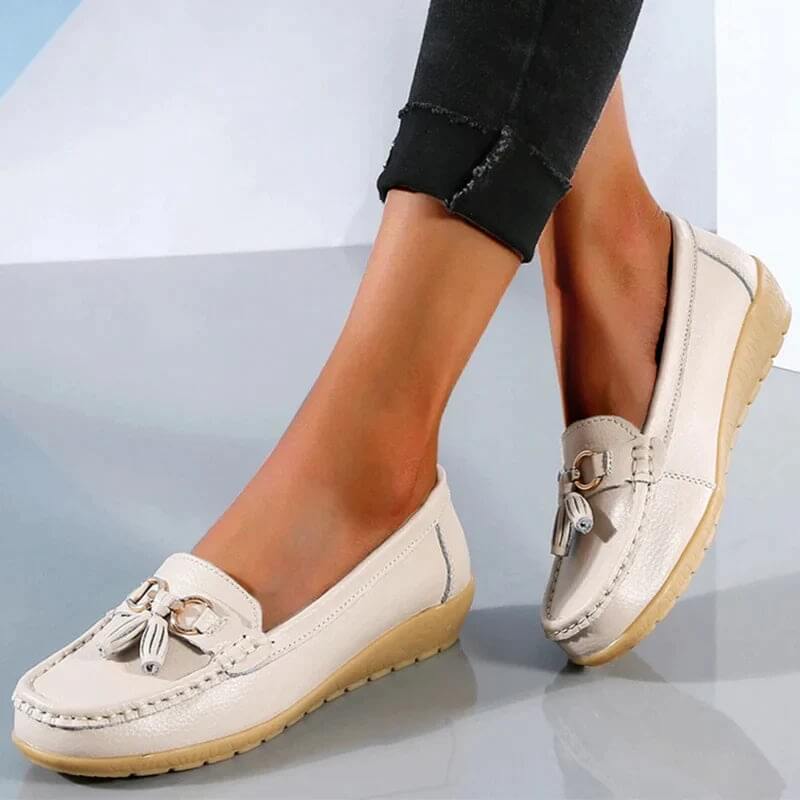 Mocasines ortopédicos de piel