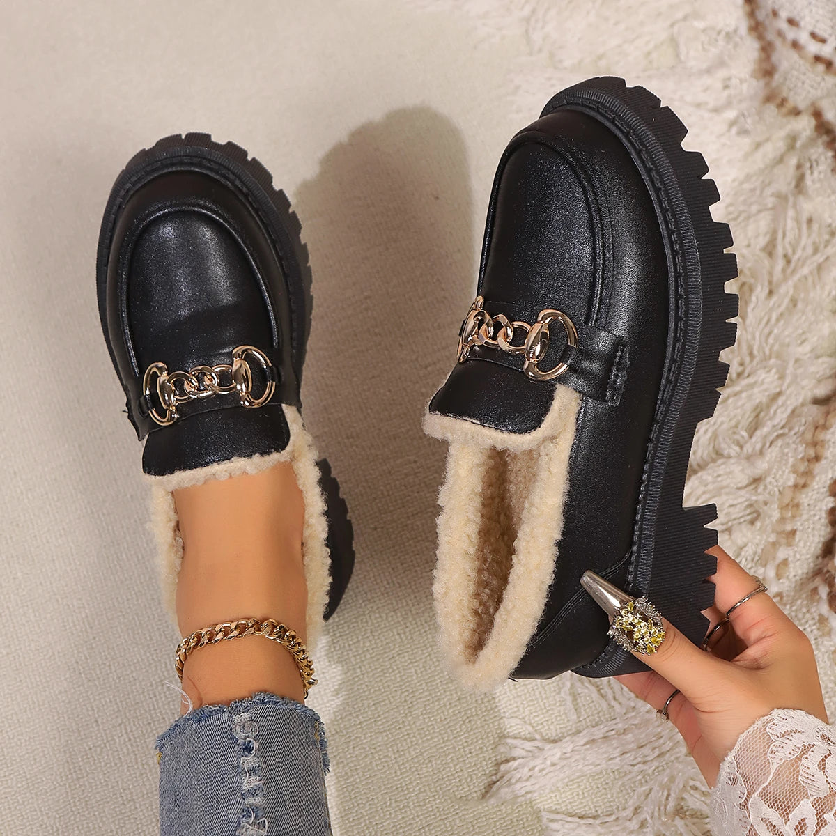 Mocasines ortopédicos para mujer