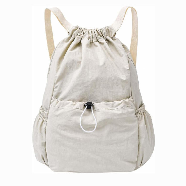 Mochila casual con cordón ajustable