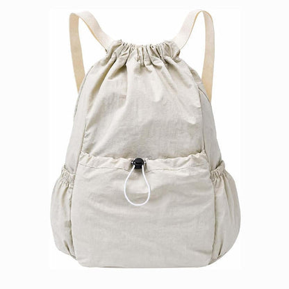 Mochila casual con cordón ajustable