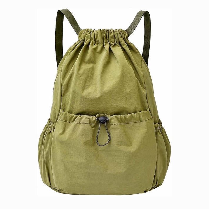 Mochila casual con cordón ajustable