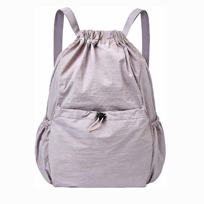 Mochila casual con cordón ajustable
