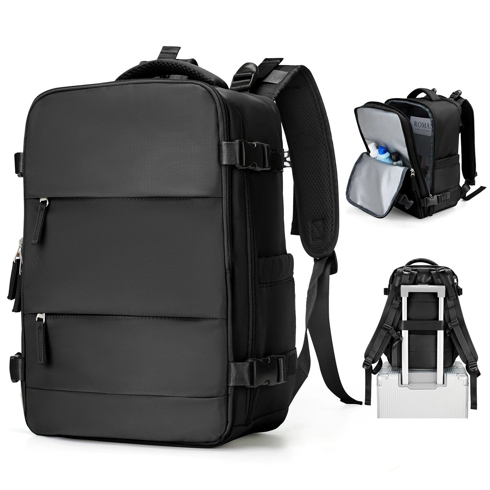 Mochila de Viaje Compacta Unisex