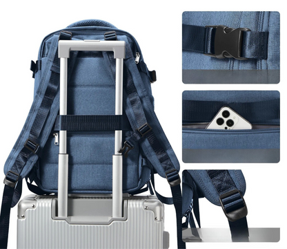 Mochila de Viaje Compacta Unisex