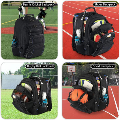 Mochila de Viaje Extra Grande de 55L con Carga USB y Seguridad RFID