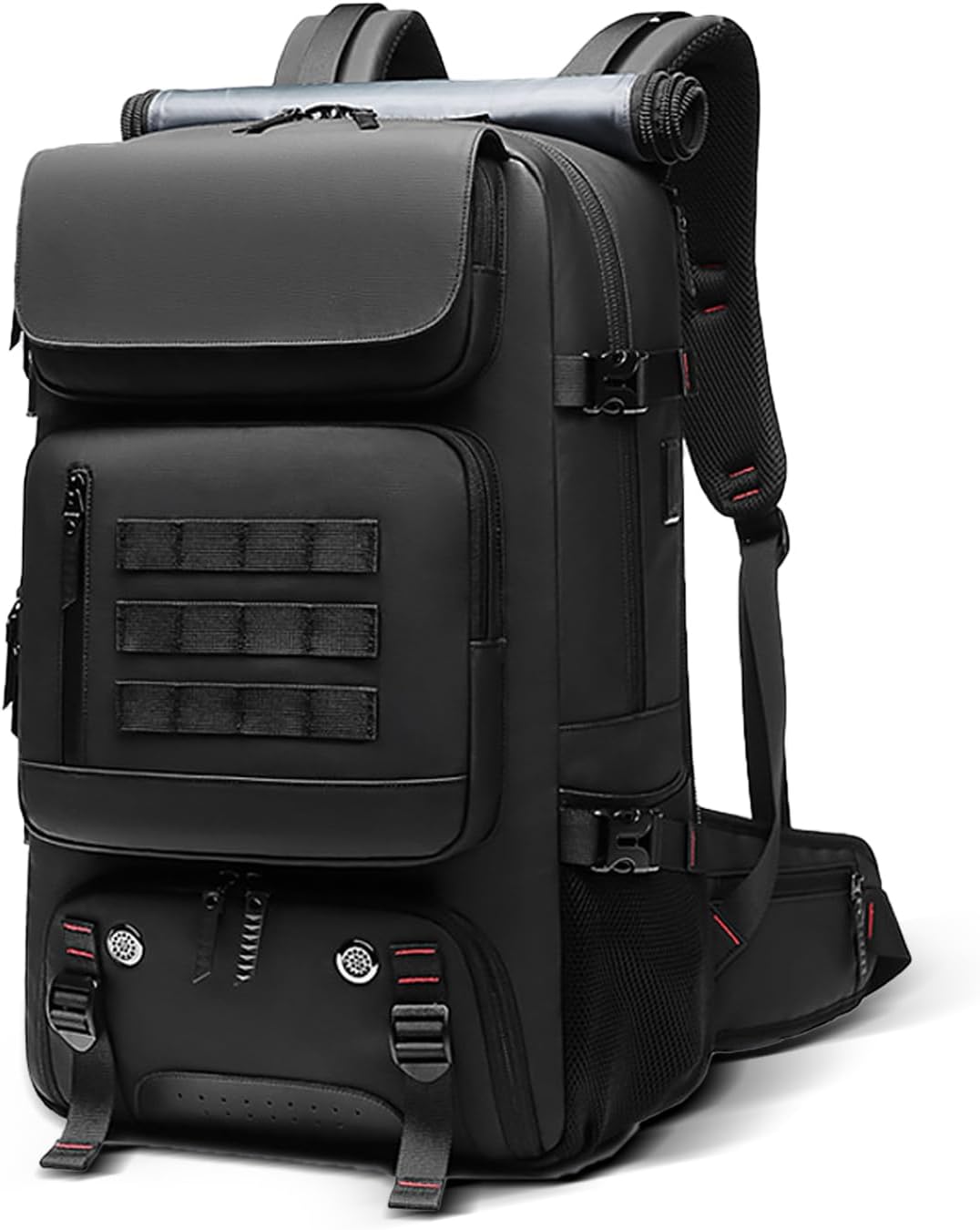 Mochila de Viaje Impermeable de 50L con Compartimento para Zapatos y Puerto USB