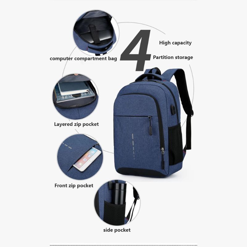 Mochila Impermeable para Hombre Ultra Ligera