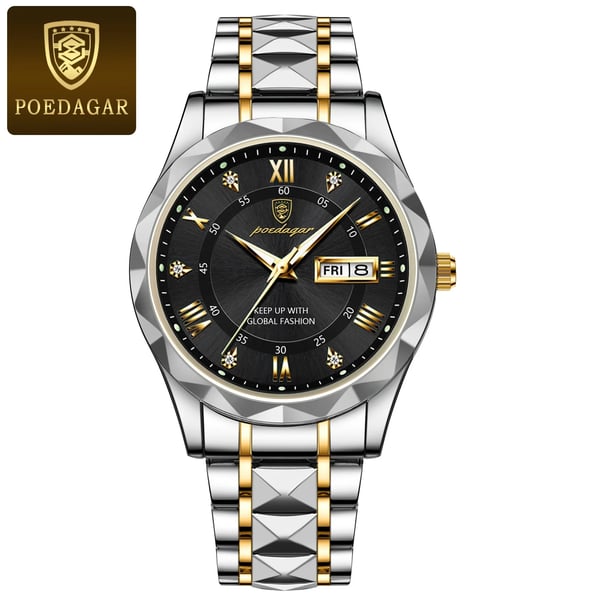 Modelo VierraSol 615 | Reloj de Lujo para Hombre | Movimiento de Cuarzo Japonés MIYOTA | Caja de Acero Inoxidable 316L | Cristal de Vidrio Hardlex | Resistente al Agua 3 ATM | Índices Luminiscentes y Fecha