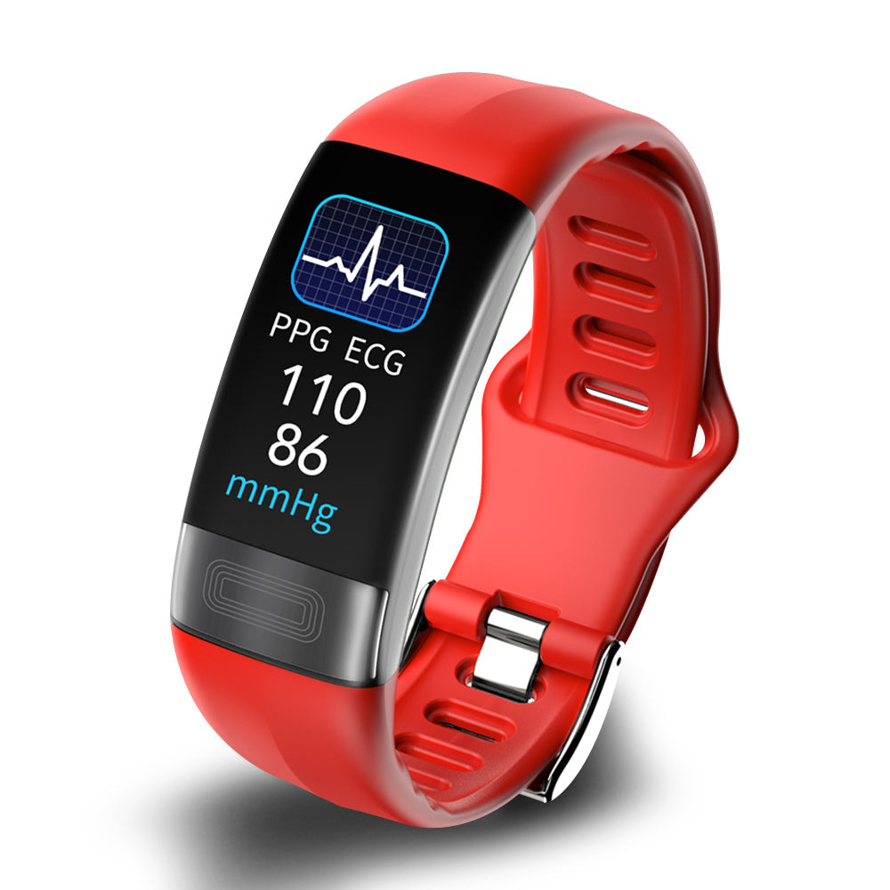 Monitor de Presión Arterial de Muñeca Aprobado por la FDA EKG, Frecuencia Cardíaca, SpO2 y Rastreador de Sueño