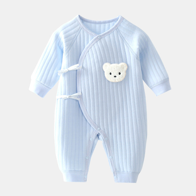 Mono de Bebé con Oso - Ropa de Primavera y Otoño