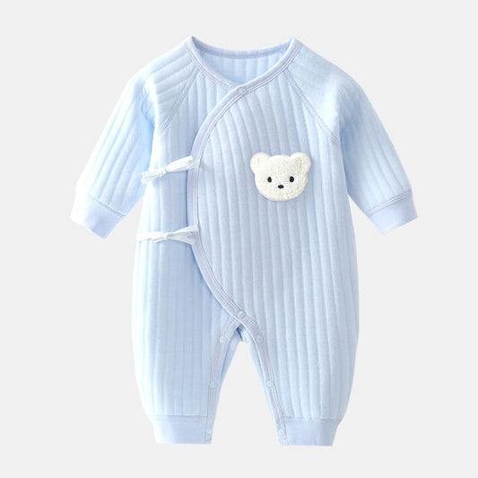 Mono de Bebé con Oso - Ropa de Primavera y Otoño