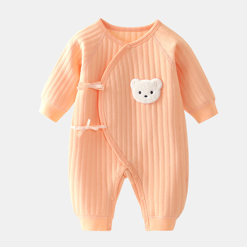 Mono de Bebé con Oso - Ropa de Primavera y Otoño