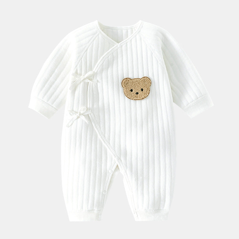 Mono de Bebé con Oso - Ropa de Primavera y Otoño