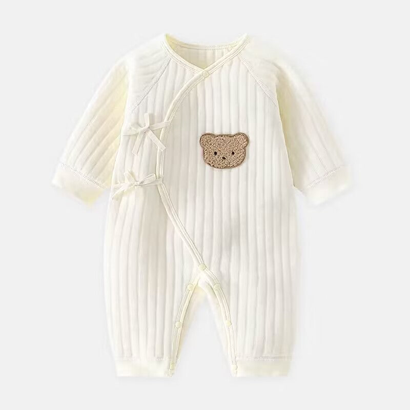 Mono de Bebé con Oso - Ropa de Primavera y Otoño