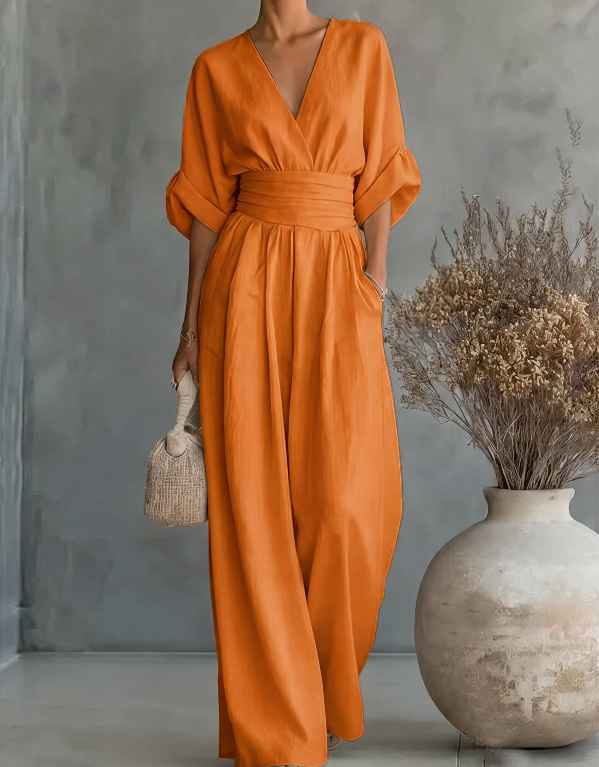 Mono elegante de pernera ancha