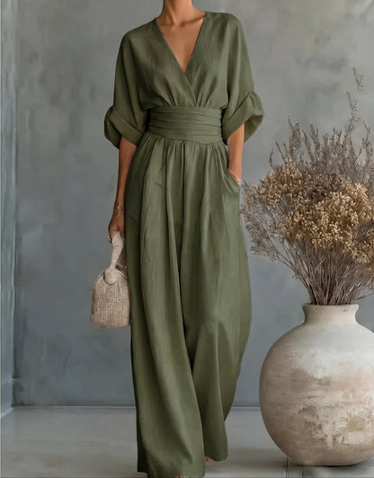 Mono elegante de pernera ancha