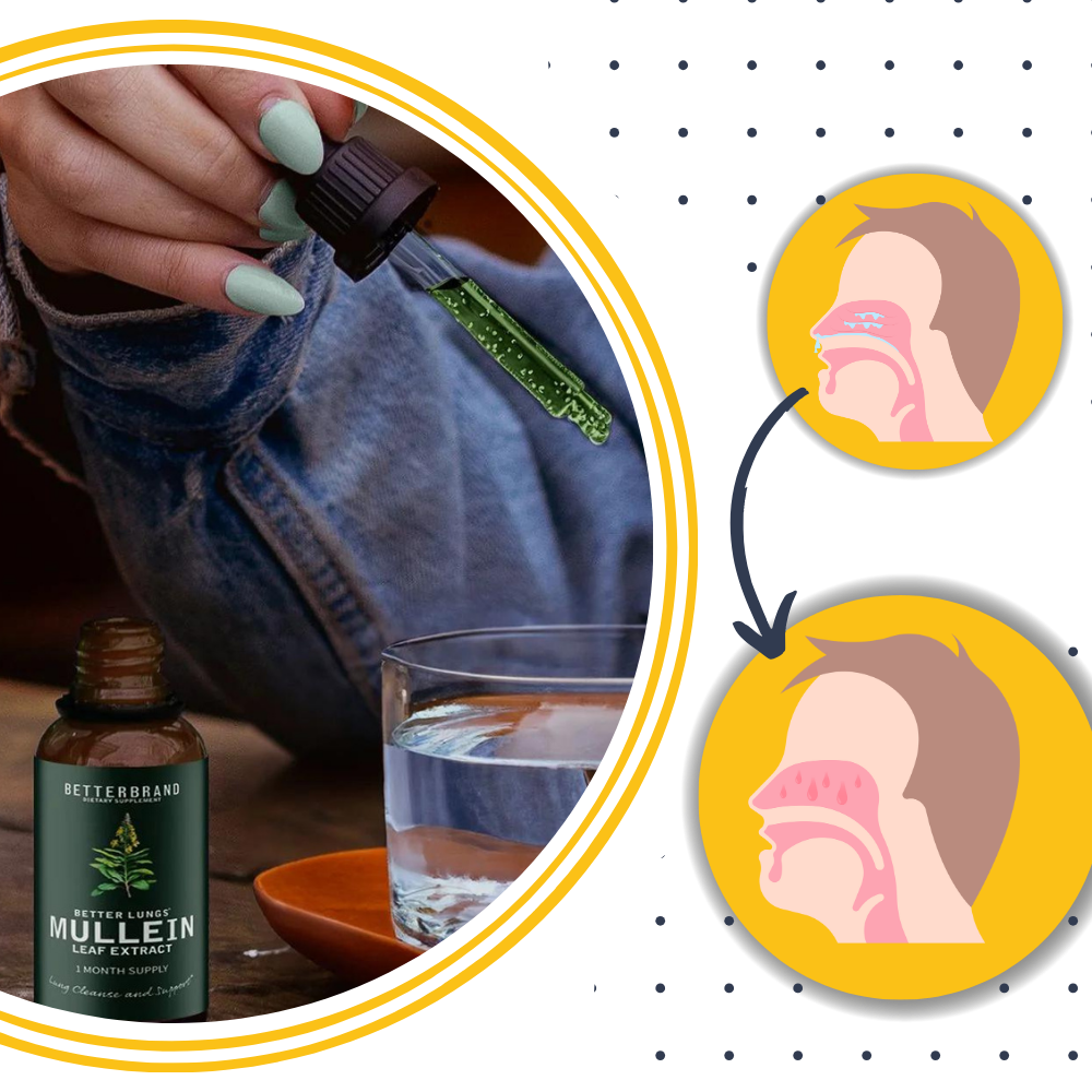 Mullein Sin Gluten para la Salud Pulmonar