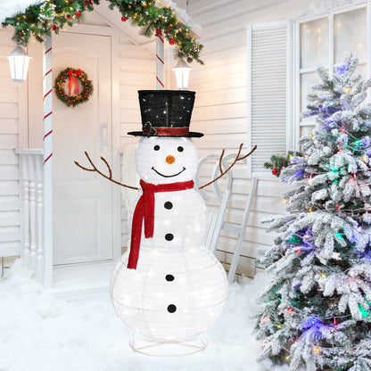 Muñeco de nieve navideño luminoso para exterior