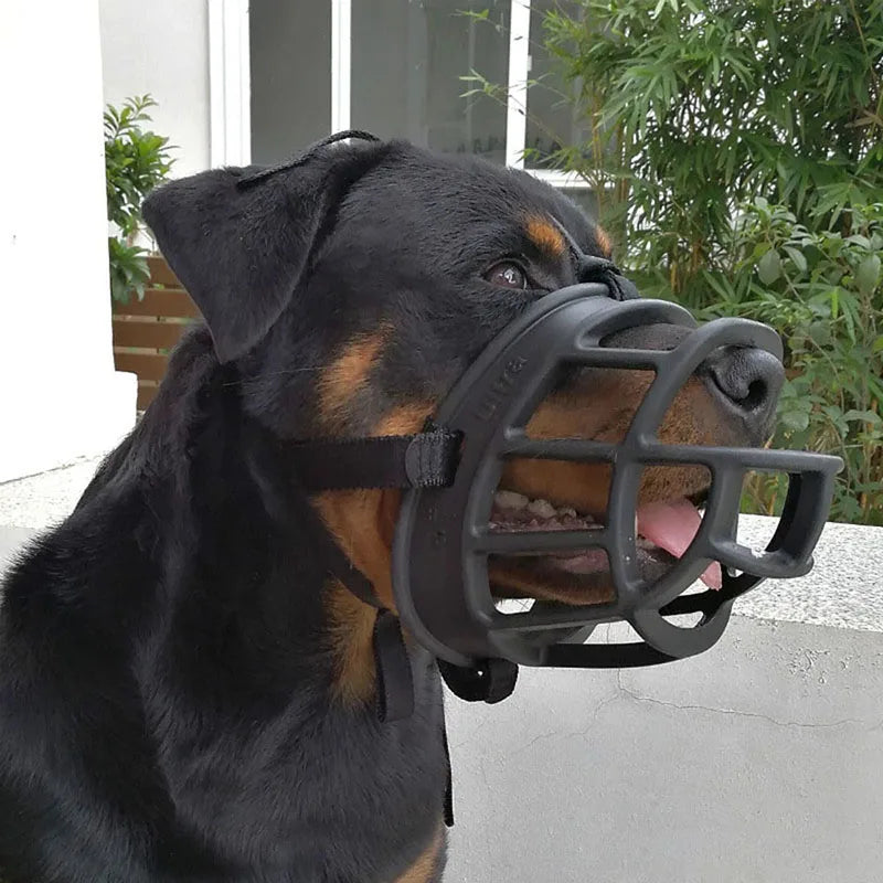 Muzzle Ajustable de Silicona para Perros