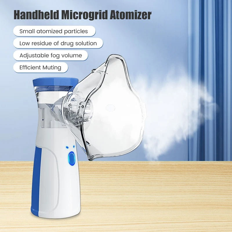 Nebulizador de Malla Mini Portátil para Adultos y Niños