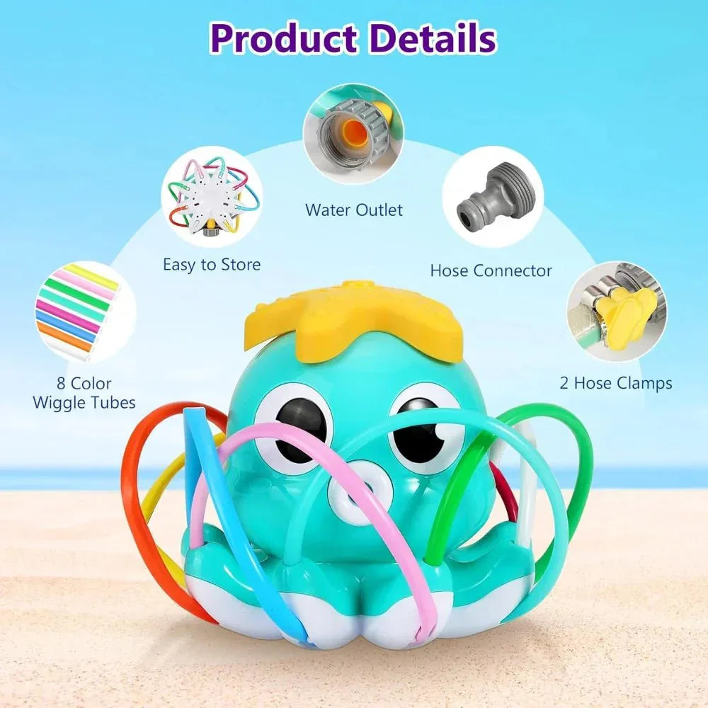 OCTOSPLASH – Aspersor de Agua en Forma de Pulpo para Diversión Acuática en el Jardín