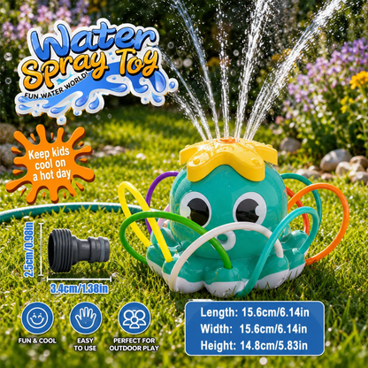OCTOSPLASH – Aspersor de Agua en Forma de Pulpo para Diversión Acuática en el Jardín