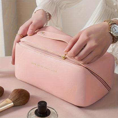 ORGANIZADOR DE MAQUILLAJE CON CREMALLERA – BOLSA DE TOCADOR DE LUJO PARA VIAJES