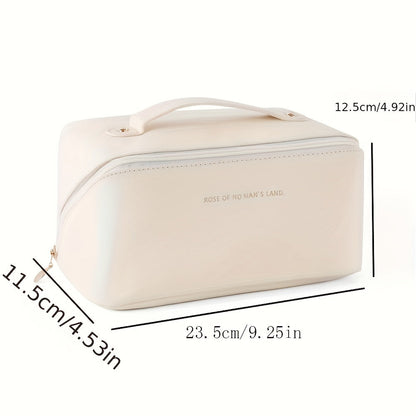 ORGANIZADOR DE MAQUILLAJE CON CREMALLERA – BOLSA DE TOCADOR DE LUJO PARA VIAJES