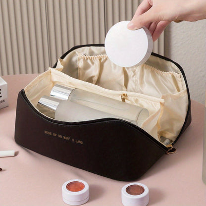 ORGANIZADOR DE MAQUILLAJE CON CREMALLERA – BOLSA DE TOCADOR DE LUJO PARA VIAJES