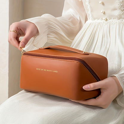 ORGANIZADOR DE MAQUILLAJE CON CREMALLERA – BOLSA DE TOCADOR DE LUJO PARA VIAJES