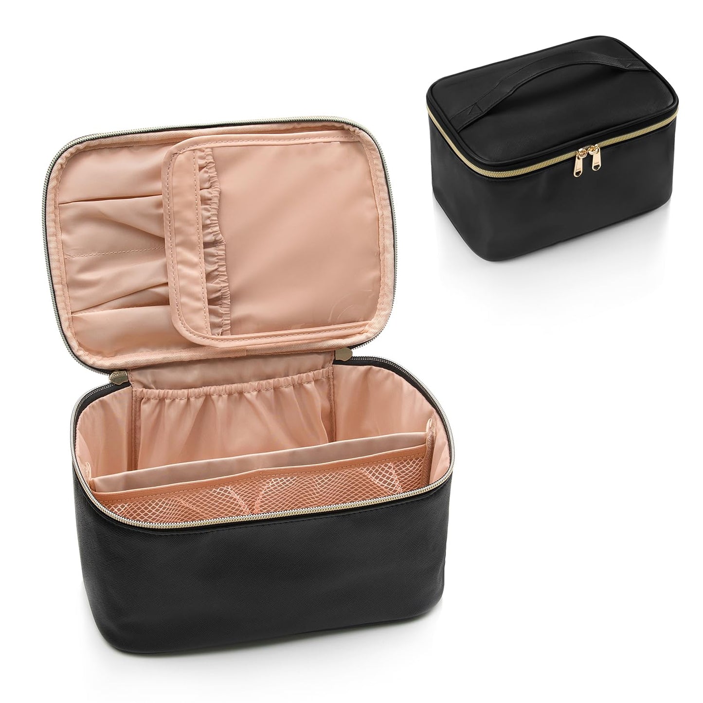 Organizador de Maquillaje Portátil con Divisores